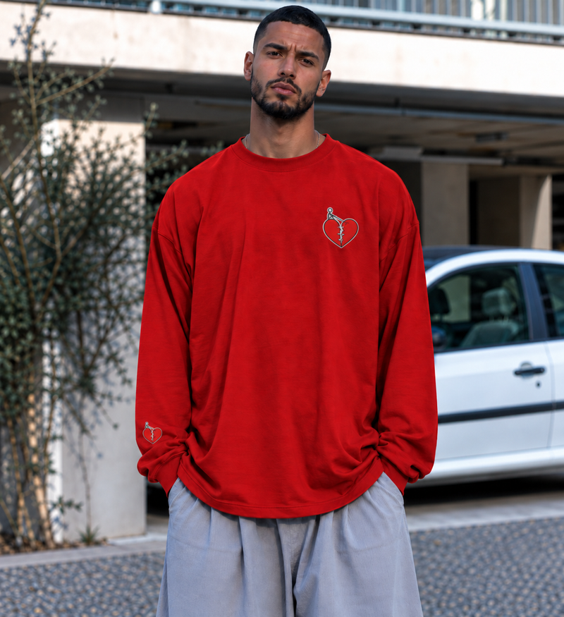 Long Sleeve Rouge — "Le Cri"