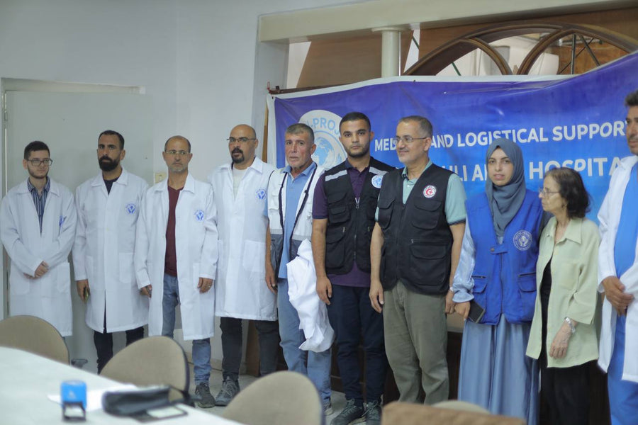 Gaza MATW 10 — équipe médicale