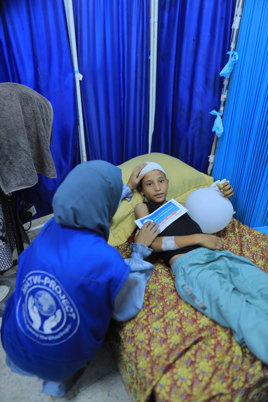 Gaza MATW 08 — enfant hospitalisé
