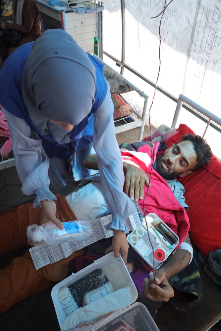 Gaza MATW 14 — enfant à l'hôpital