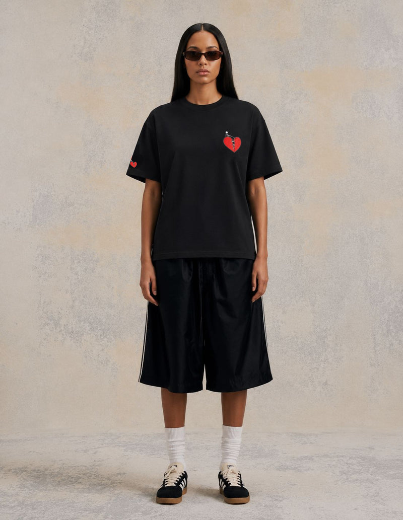 T-shirt Noir — "Le Silence Qui Parle"